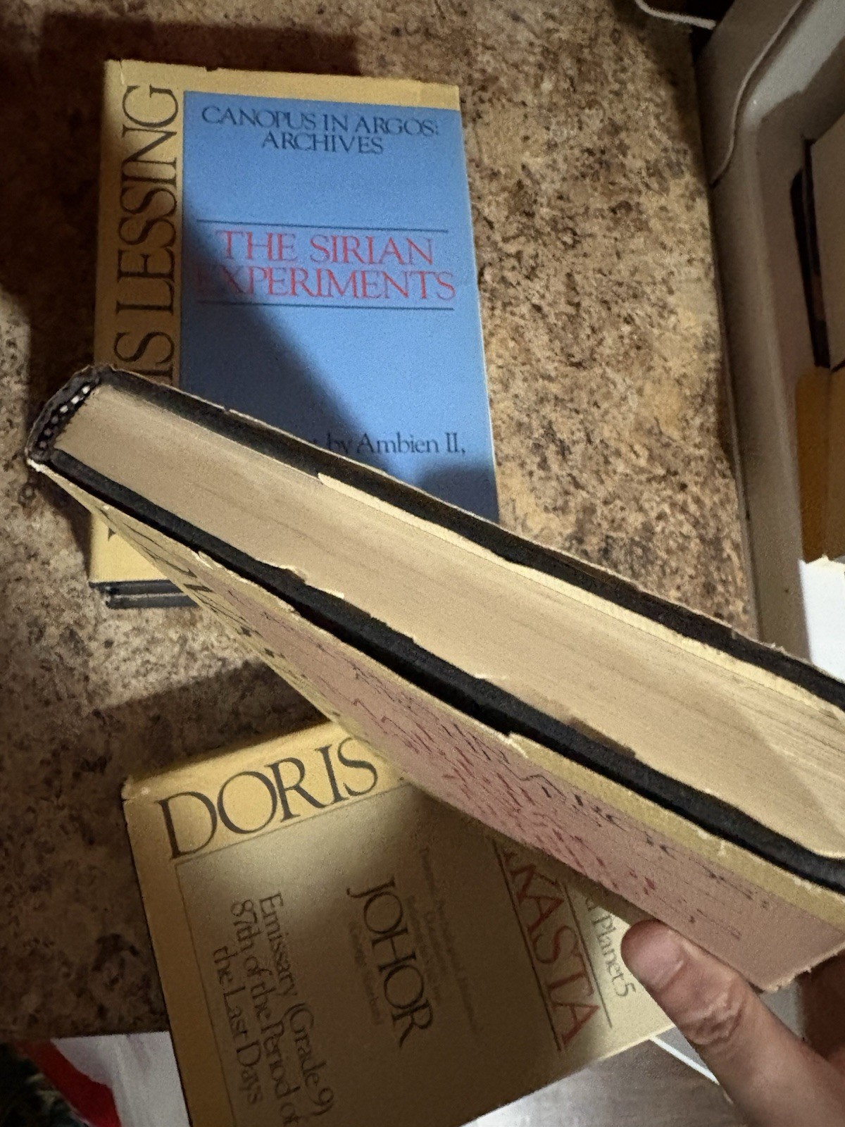 Doris Lessing Complete Canopus in Argos 5 Volume Set Lot Hardcover First Edition