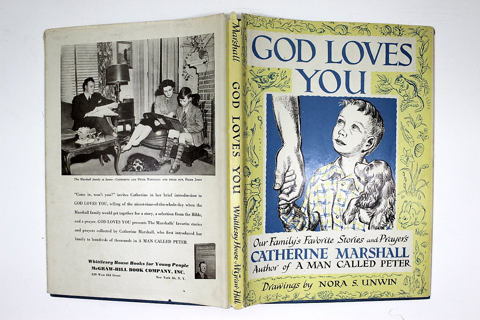 GOD LOVES YOU Catherine & Peter Marshall 2nd Printing 1953 Nora S. Unwin