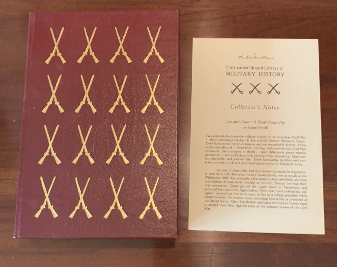 Easton Press -US Civil War 4 Key Histories as New 1987-88 Lee/Grant/Longstreet