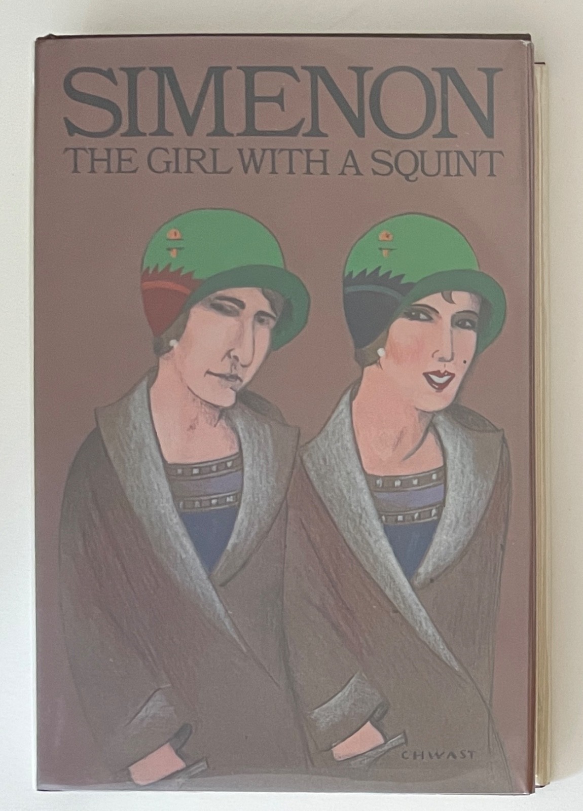 Georges Simenon: THE GIRL WITH A SQUINT /First American Edition / NEAR FINE, VG