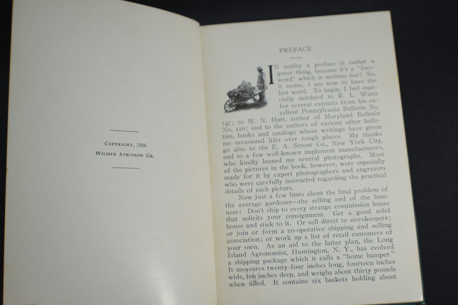 1908 *FIRST* Biggle Garden Book: Vegetables, Small Fruits & Flowers