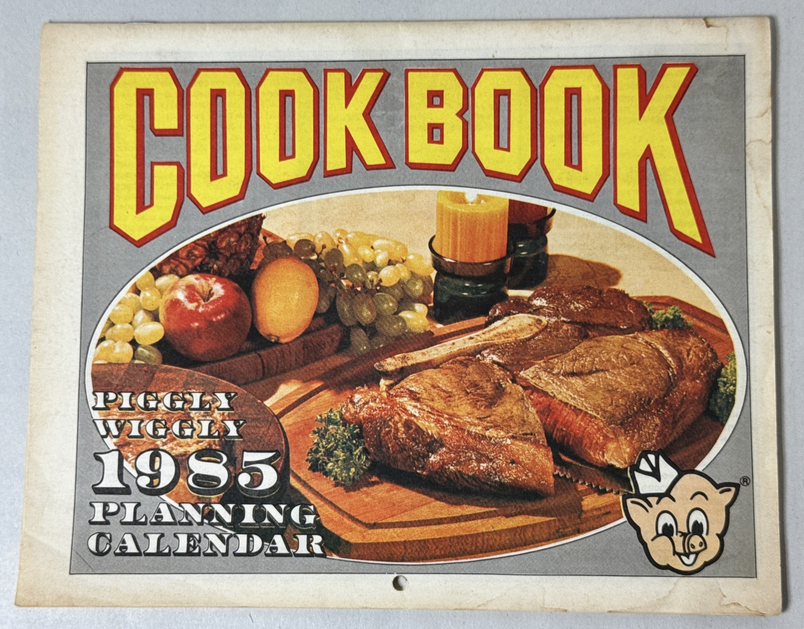 VINTAGE PIGGLY WIGGLY COOKBOOK 1985 PLANNING CALENDAR ?? Unused Unmarked NICE!