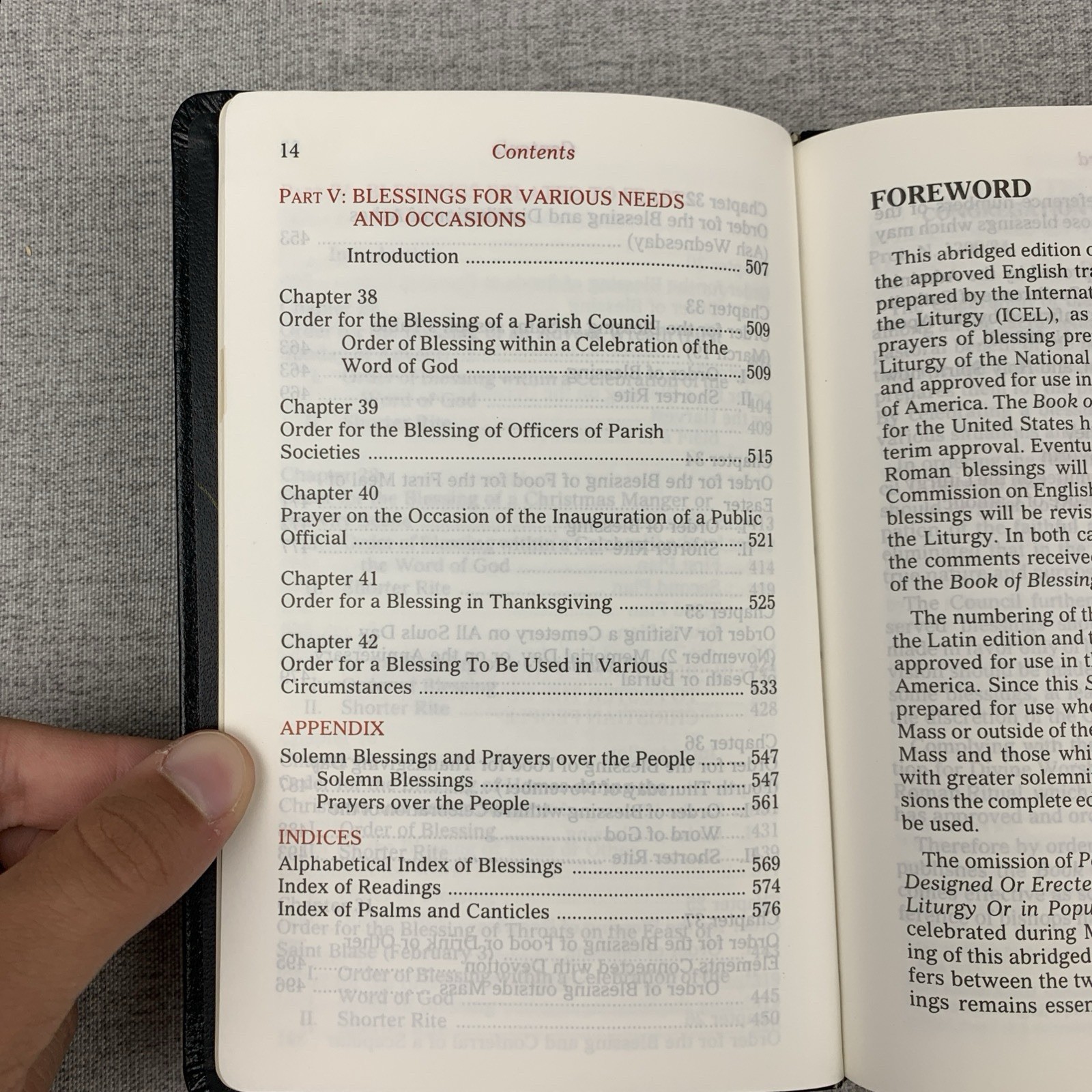 Shorter Book of Blessings 1990 Catholic Book Publishing Co