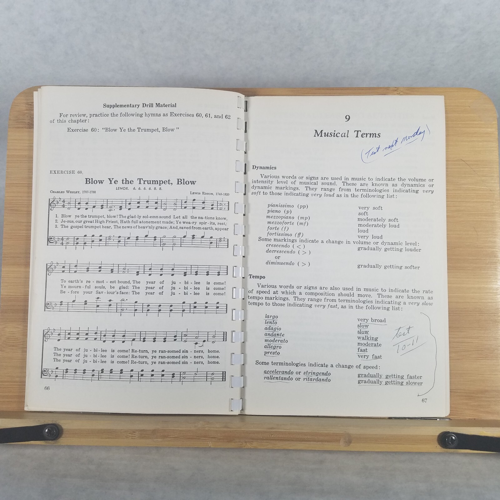 The Beginning Music Reader – 1969 Comb Bound Paperback by James C. McKinney