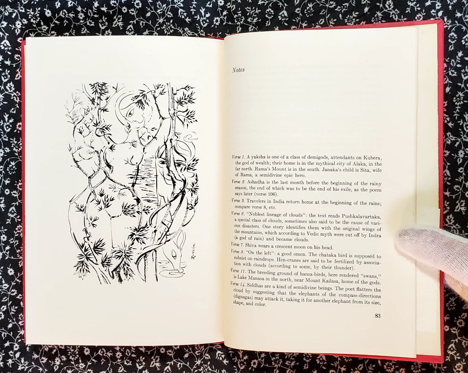 The Cloud Messenger, Kalidasa, Franklin and Eleanor Edgerton 1964 HC 1st Edition