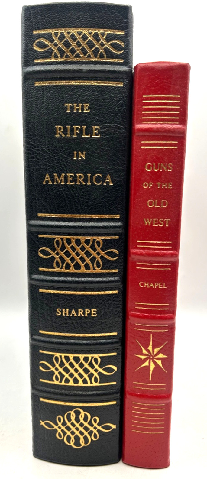 NRA Firearms Classics Library Rifle in America & Guns Old West 2 Book Lot