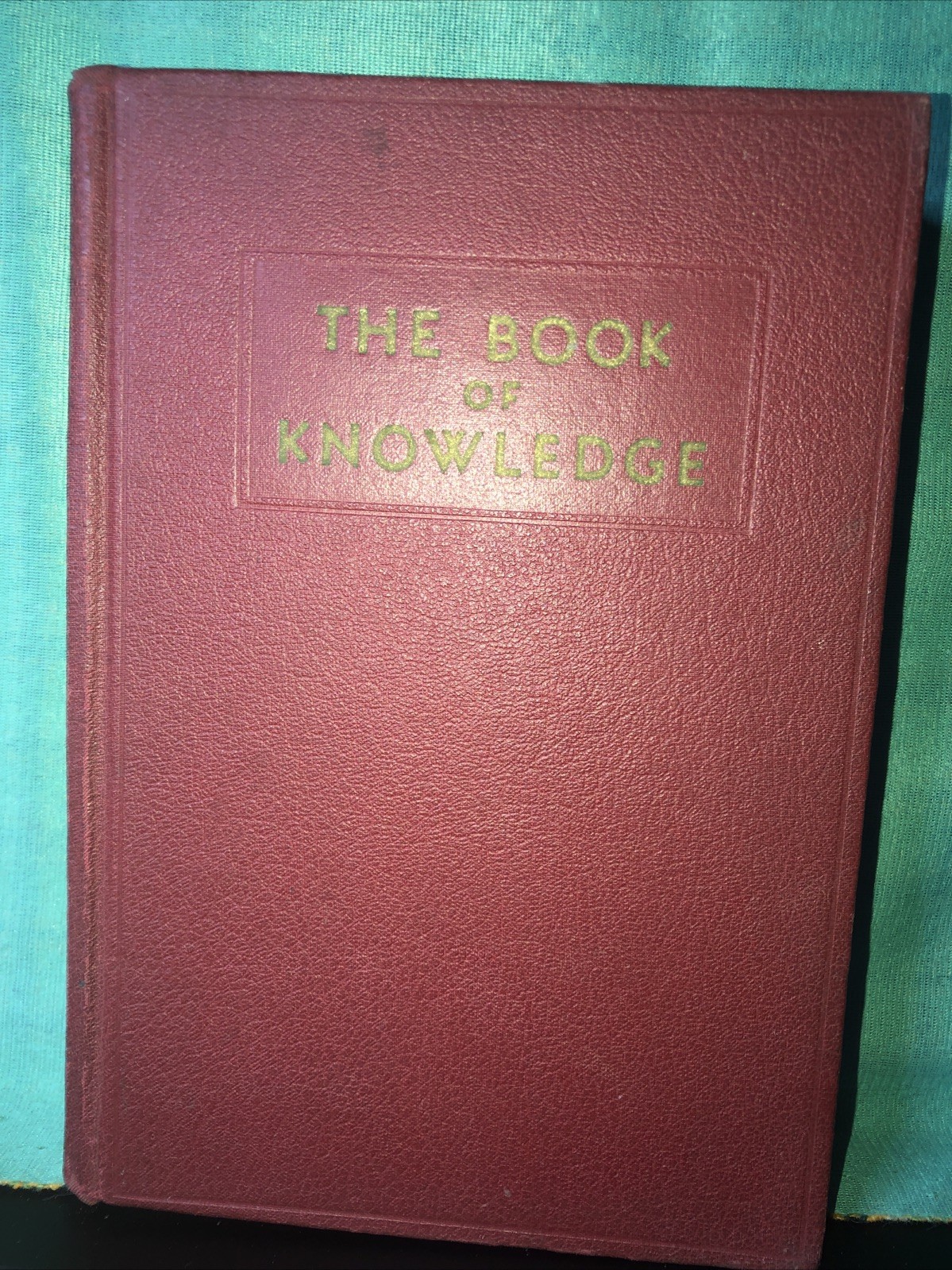 Hb 1945 Vol 1. The Book Of Knowledge LOT Y