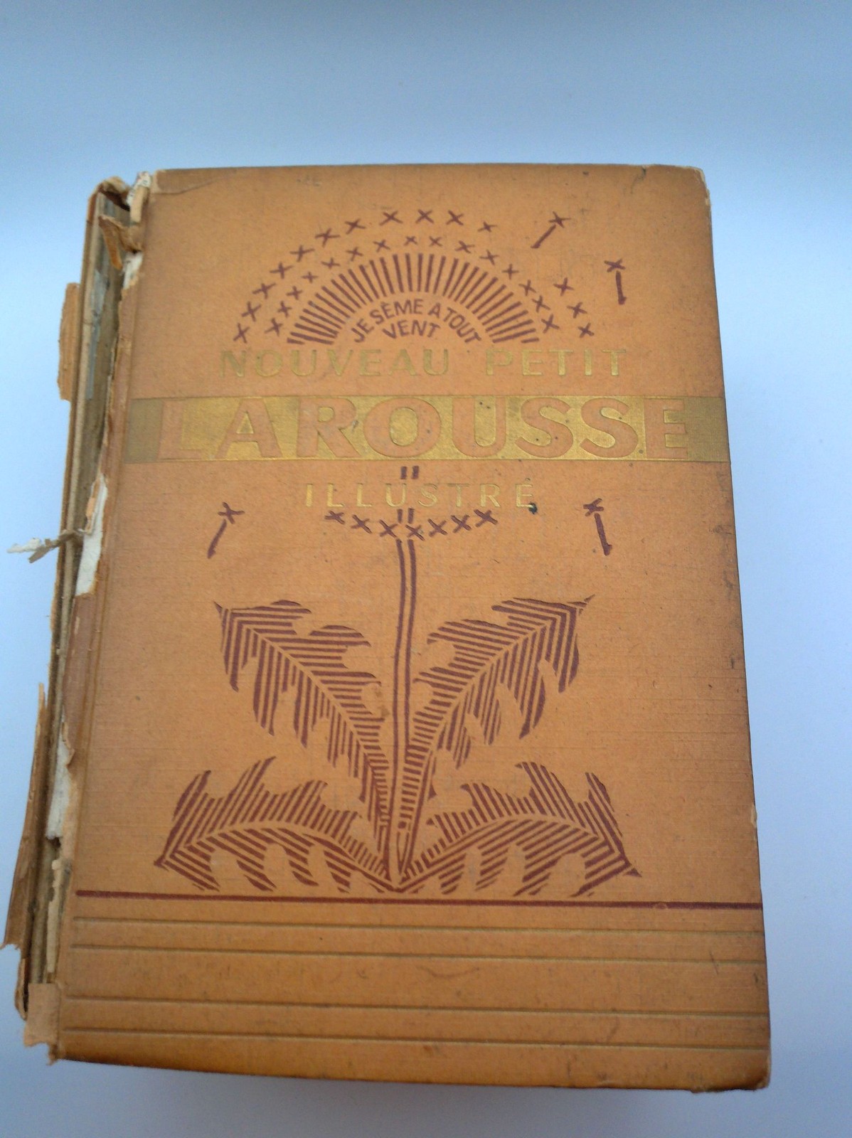 Nouveau Petit Larousse Illustre 1948 Encyclopedic French Dictionary Loose Front