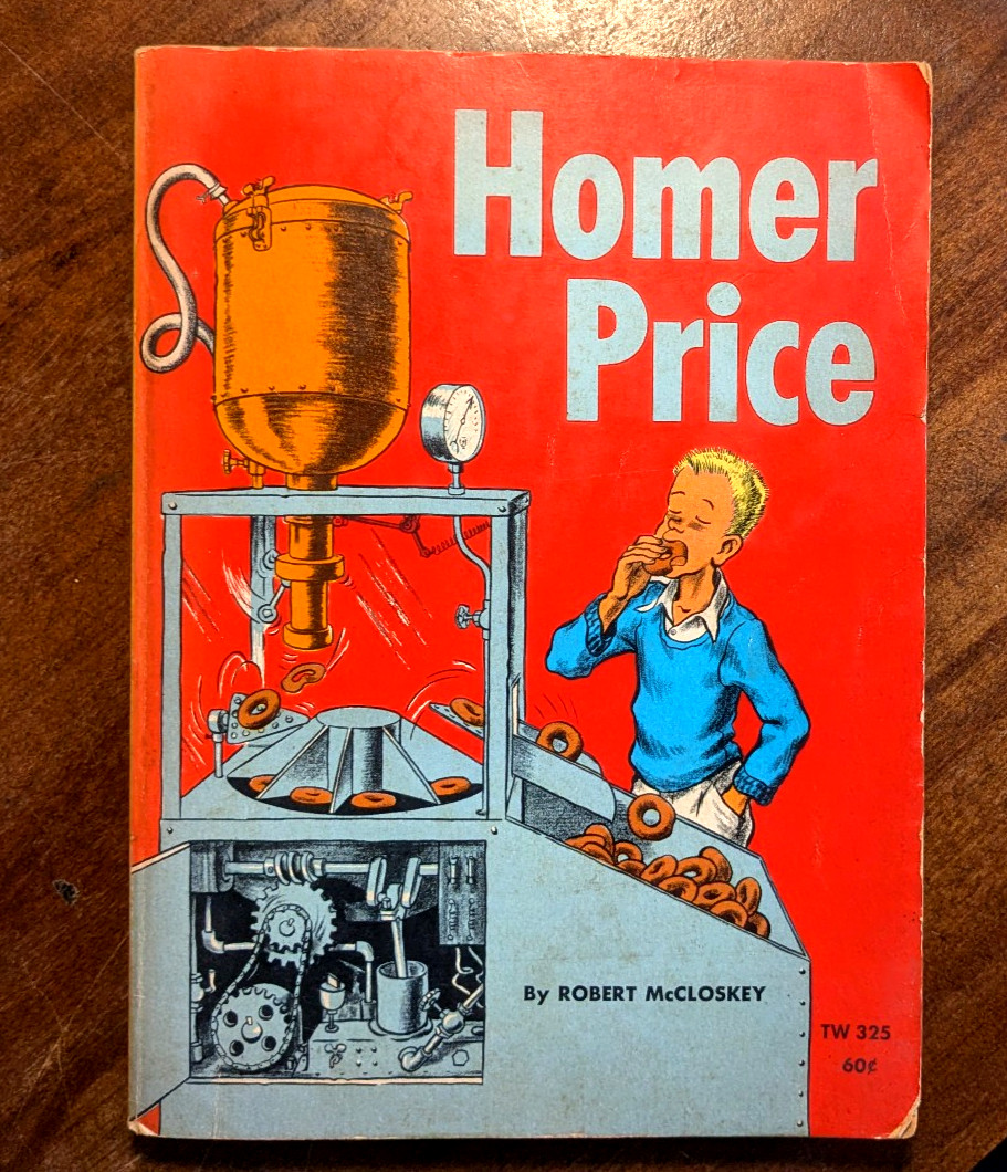 Homer Price by Robert McCloskey 1968 Children Book Scholastic PB- FREE SHIPPING