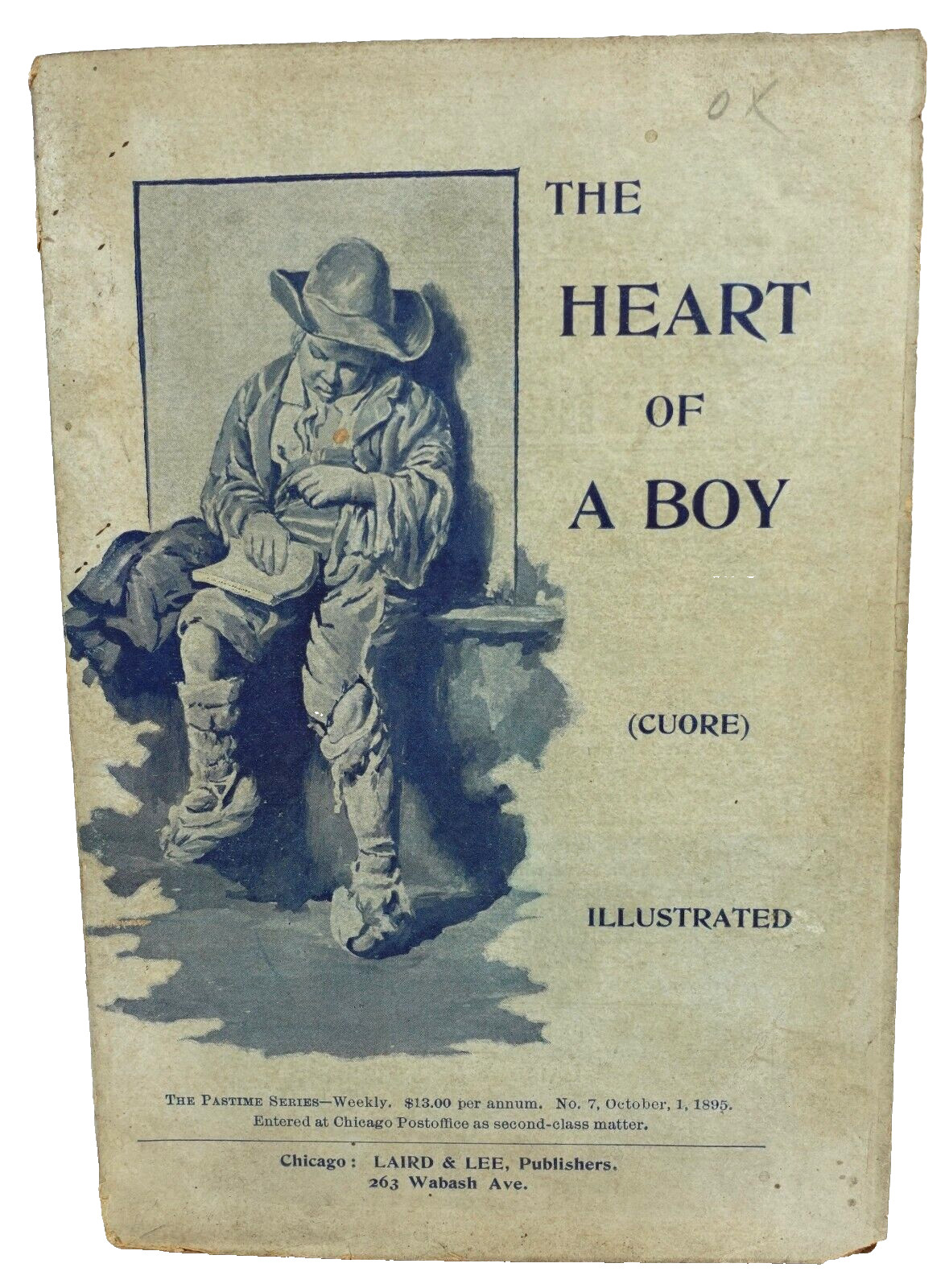 The Heart of a Boy (Cuore) by Edmondo De Amicis No. 149 illus. Paperback 1895