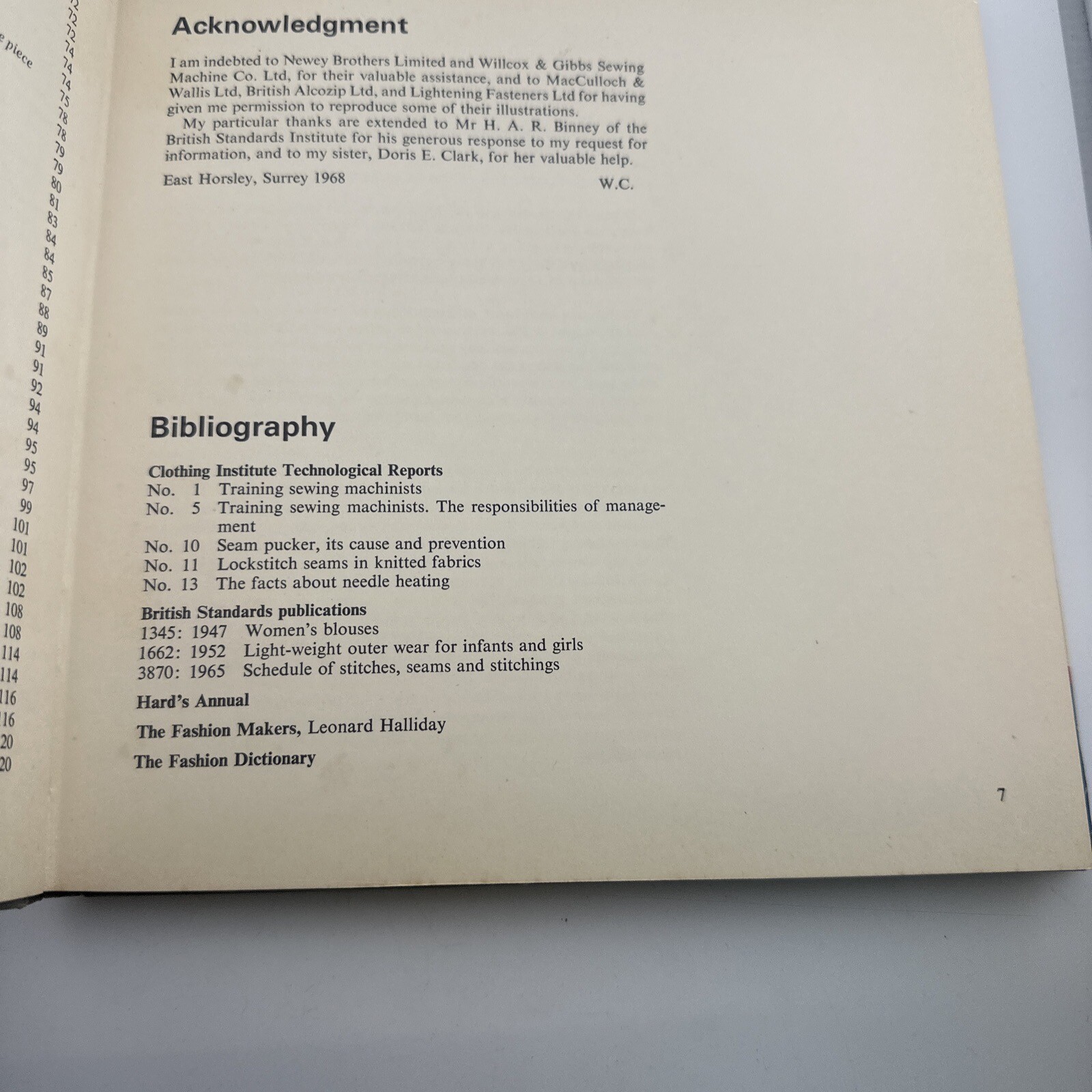 Dressmaking Techniques For Trade Students By Winifred Clark 1970