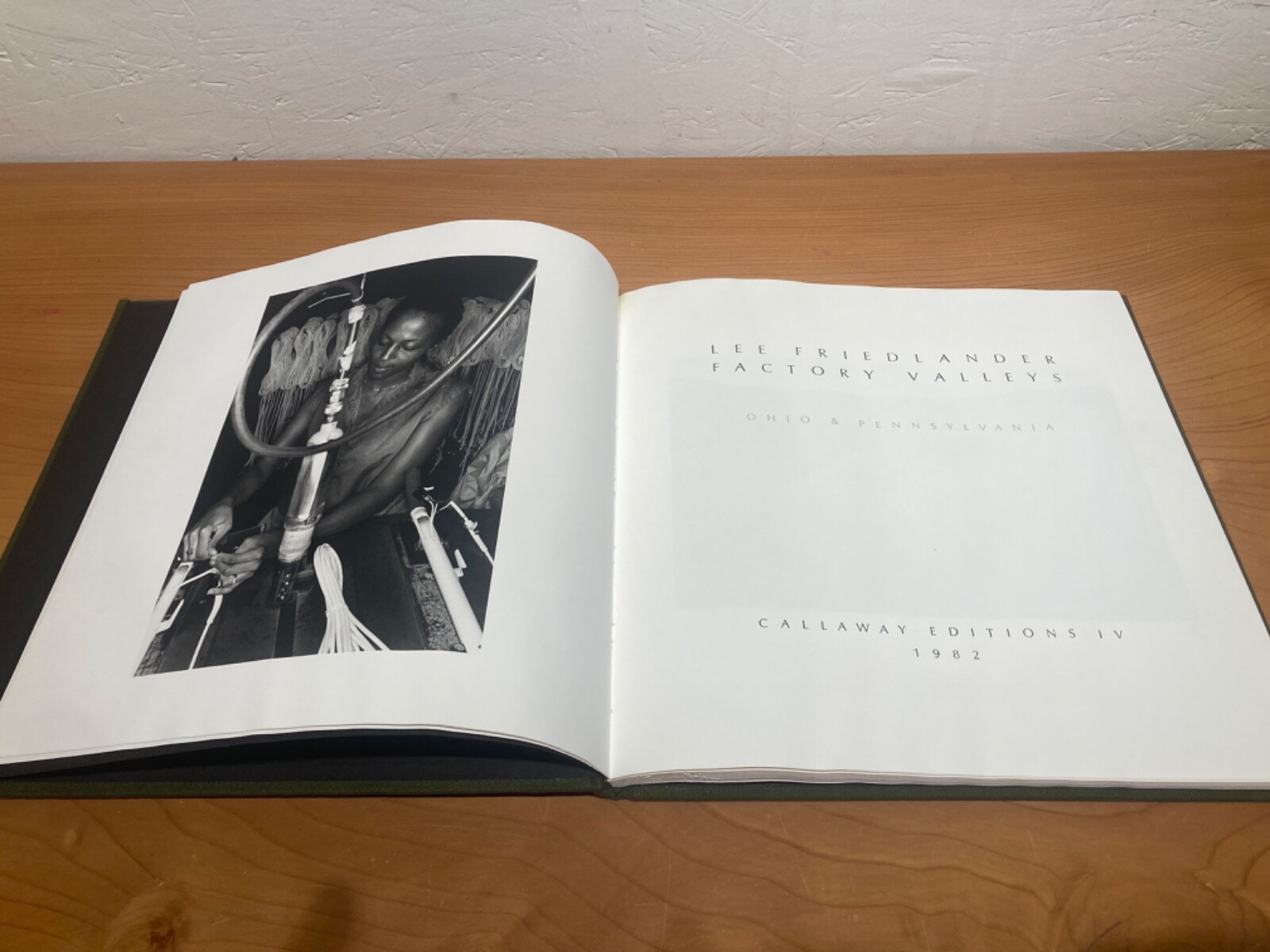 Lee Friedlander Factory Valleys (signed) + RARE