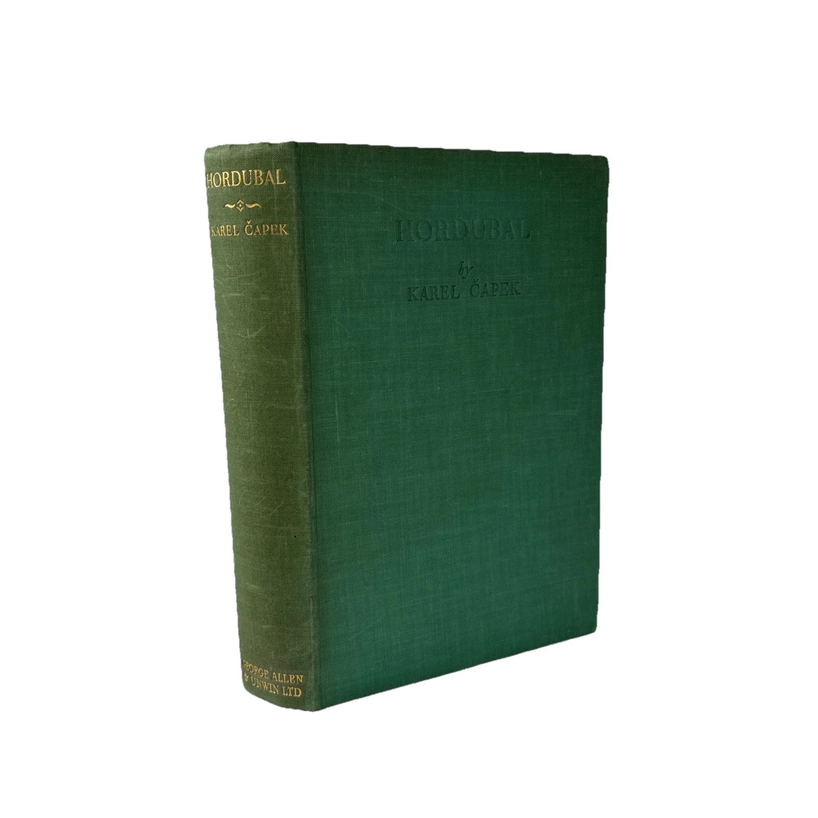 Hordubal Karel Capel HB George Allen & Unwin 1934
