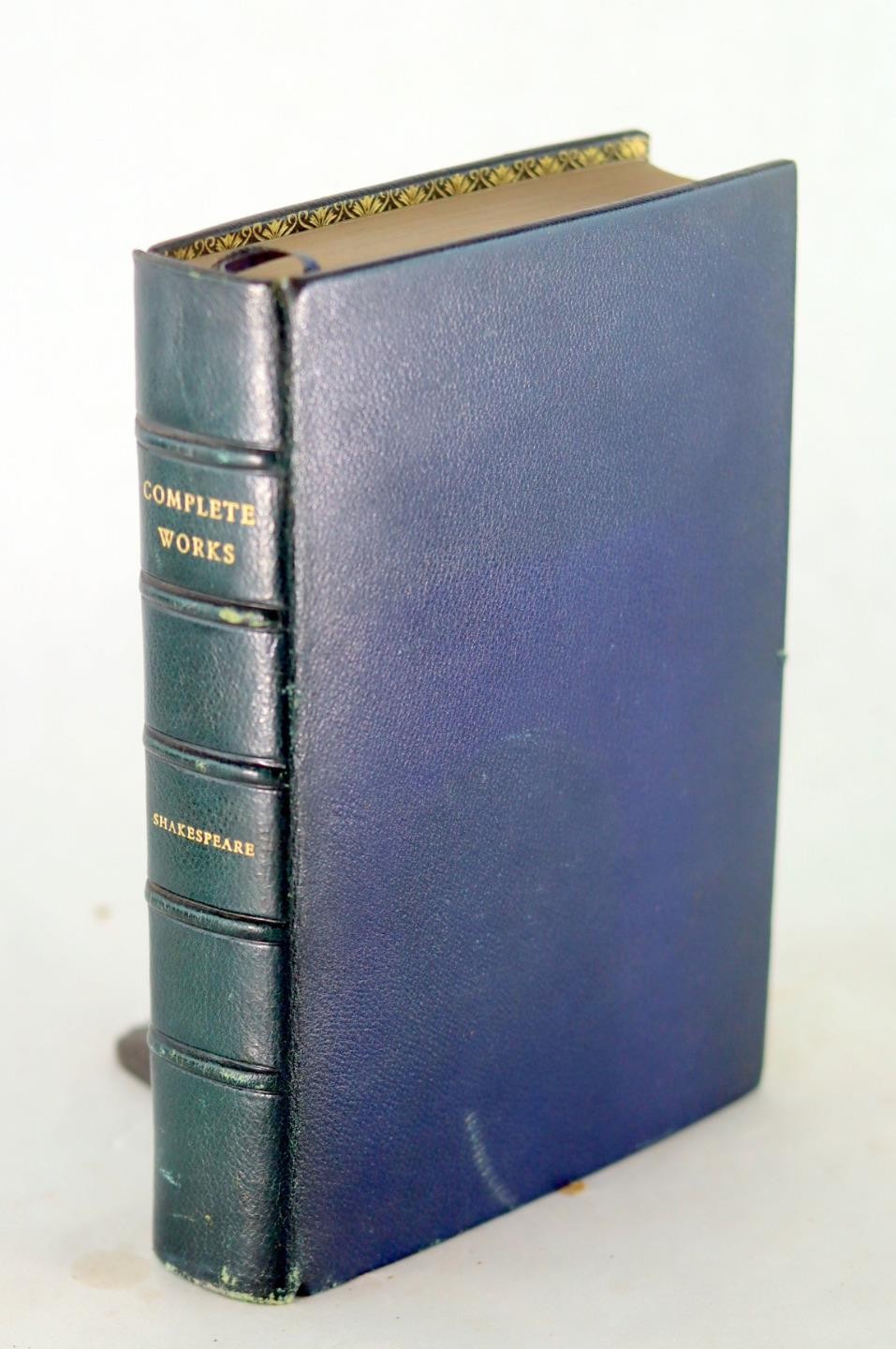 W J Craig 1950s The Complete Works of William Shakespeare Full Leather Binding