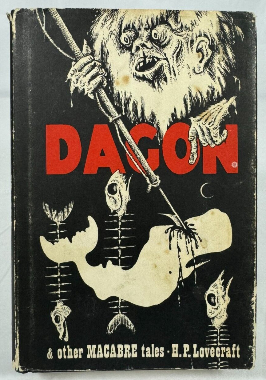 Dagon and Other Macabre Tales by H.P. Lovecraft – 1965 Arkham House, Vintage HC