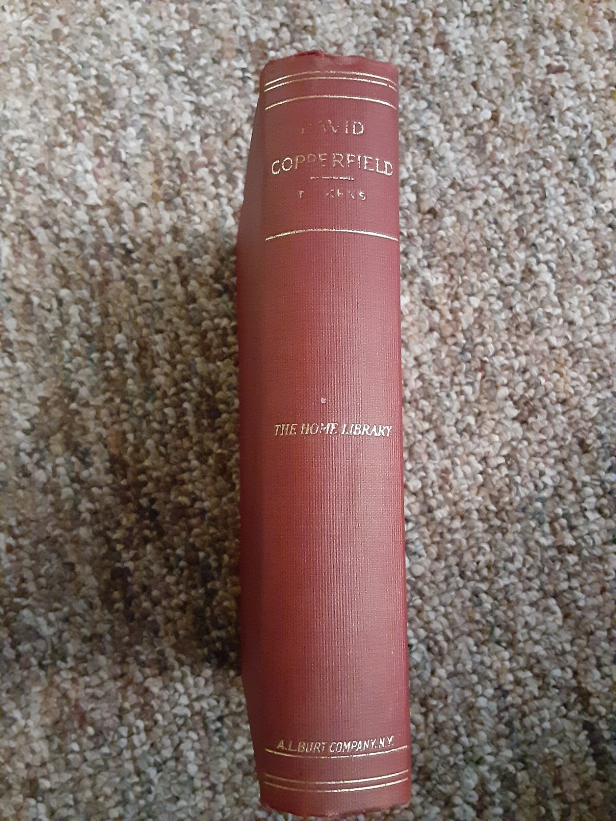 David Copperfield by Charles Dickens Hardcover A.L. Burt Company Home Library