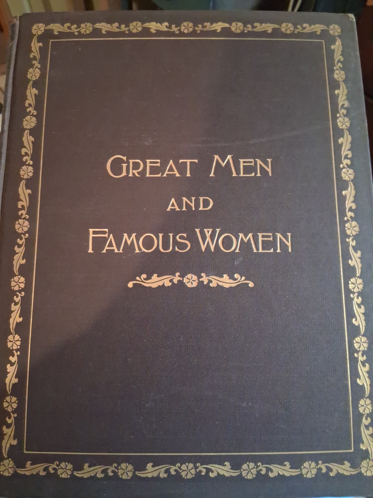 1894 Great Men and Famous Women 8 Books~ SOLDIERS AND SAILORS Leather First Ed