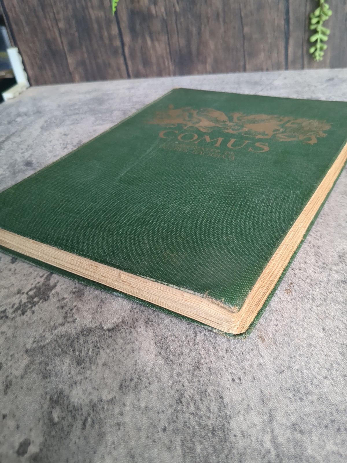 Comus John Milton Illustrated By Arthur Rackham 1921 W/ An Uncut Page