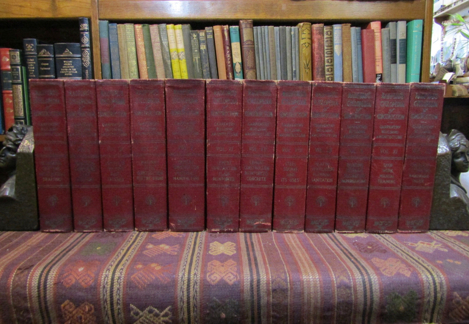 1923 RADFORD’S CYCLOPEDIA OF CONSTRUCTION CARPENTRY BUILDING ARCHITECTURE 12 VOL