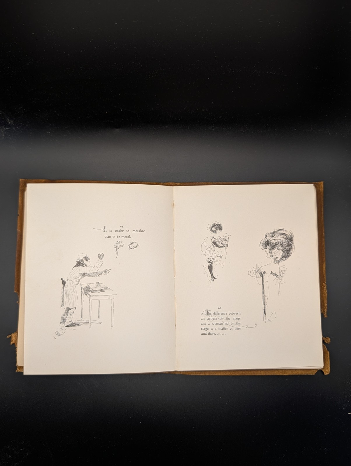 Antique Soft Leather Bound „Crankisms “ by Lisle de Vaux Matthewman 1901