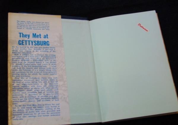 They Met at Gettysburg by Edward J Stackpole – 1956 1st Edition – HC Eagle Books