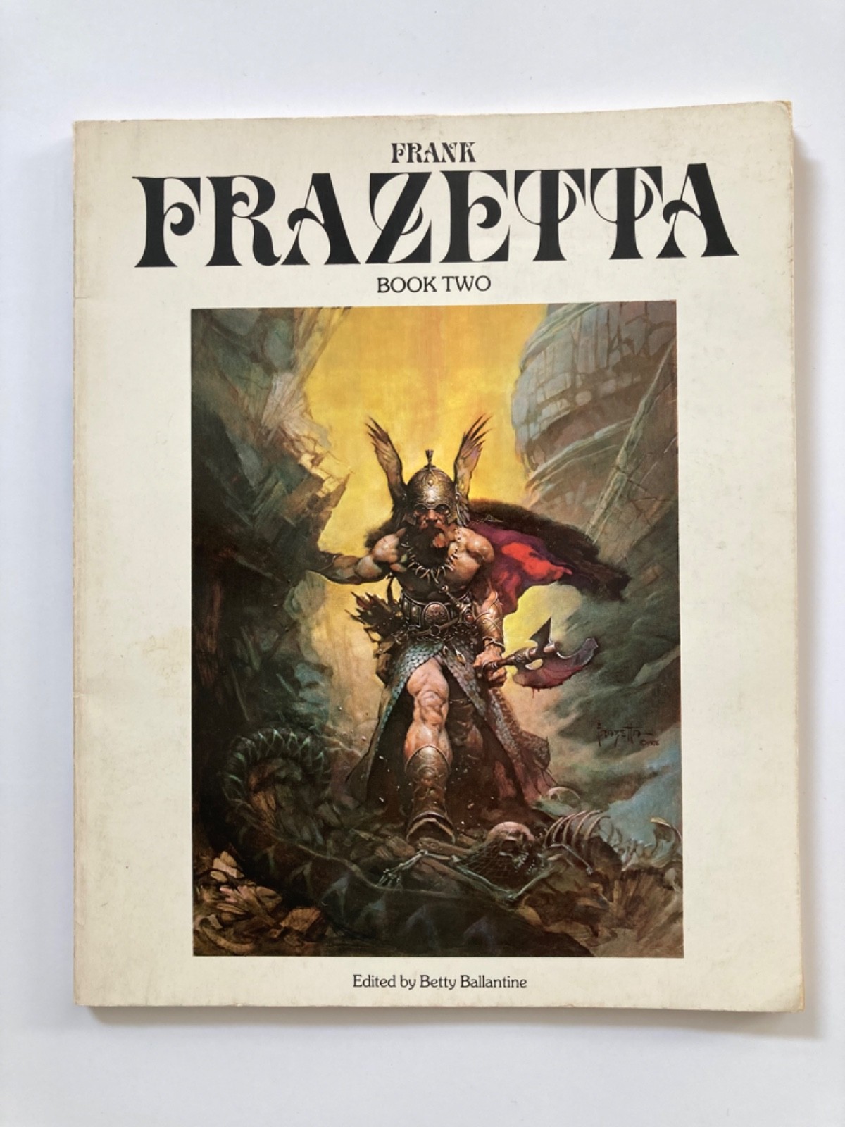 Frank Frazetta Book Two 2 Fantasy Art 1977 Peacock Press 1st Edition Conan Pulp