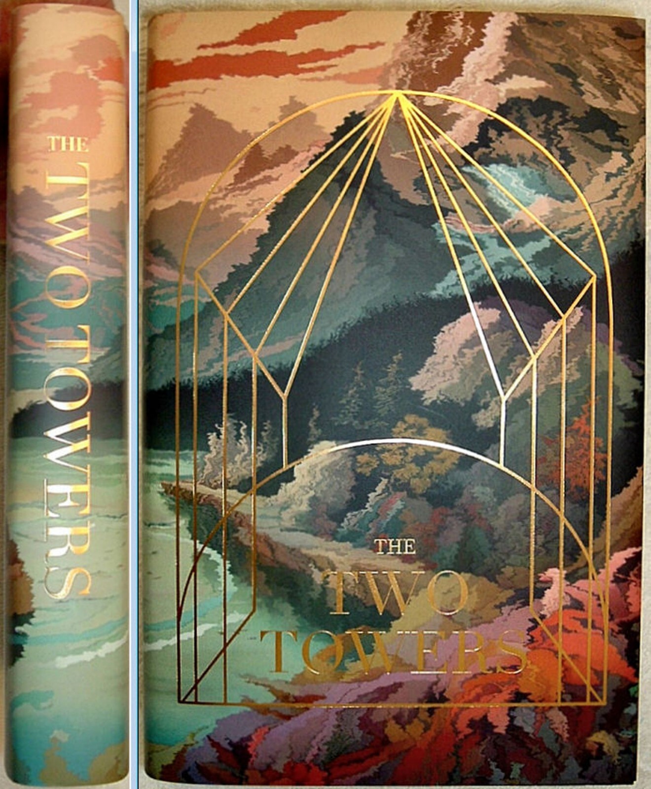 The LORD Of The RINGS Trilogy and The Hobbit by JRR Tolkien Custom Slipcase& DJs