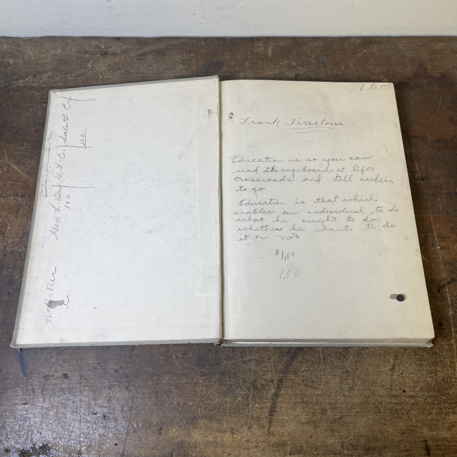 1918 Scientific Constructive Course In Bookkeeping & Accounting, Fort Wayne, IN