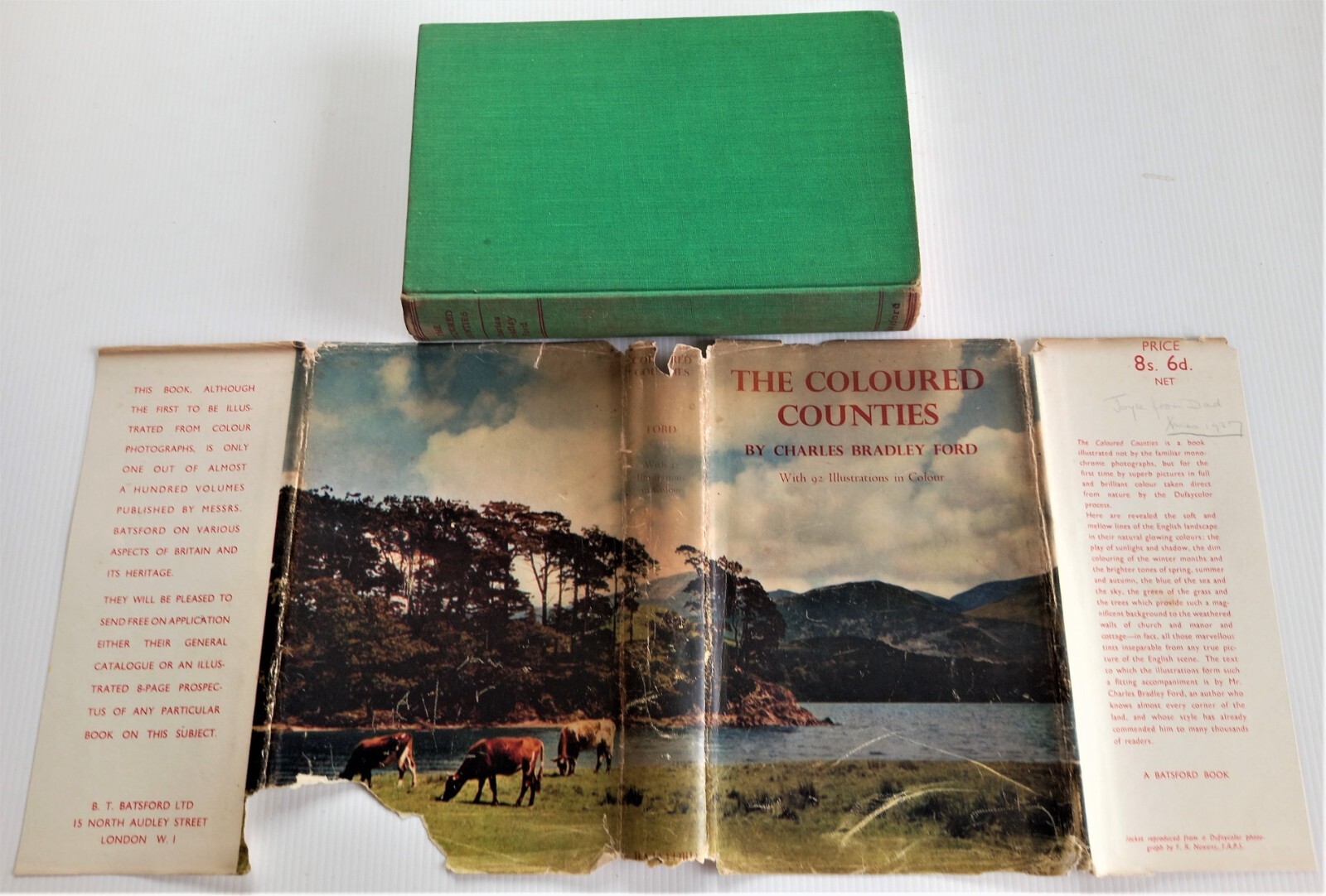 The Coloured Counties Charles Bradley-Ford B T Batsford 1937 1st