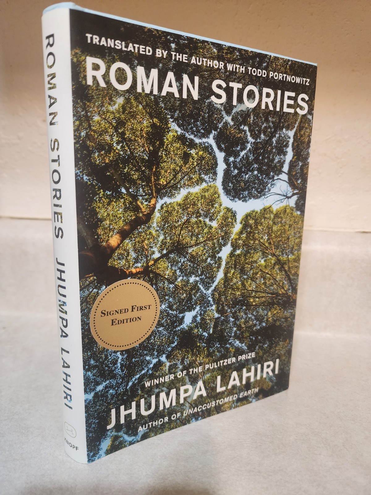 ROMAN STORIES Jhumpa Lahiri SIGNED 1st Edition First Printing PULITZER PRIZE