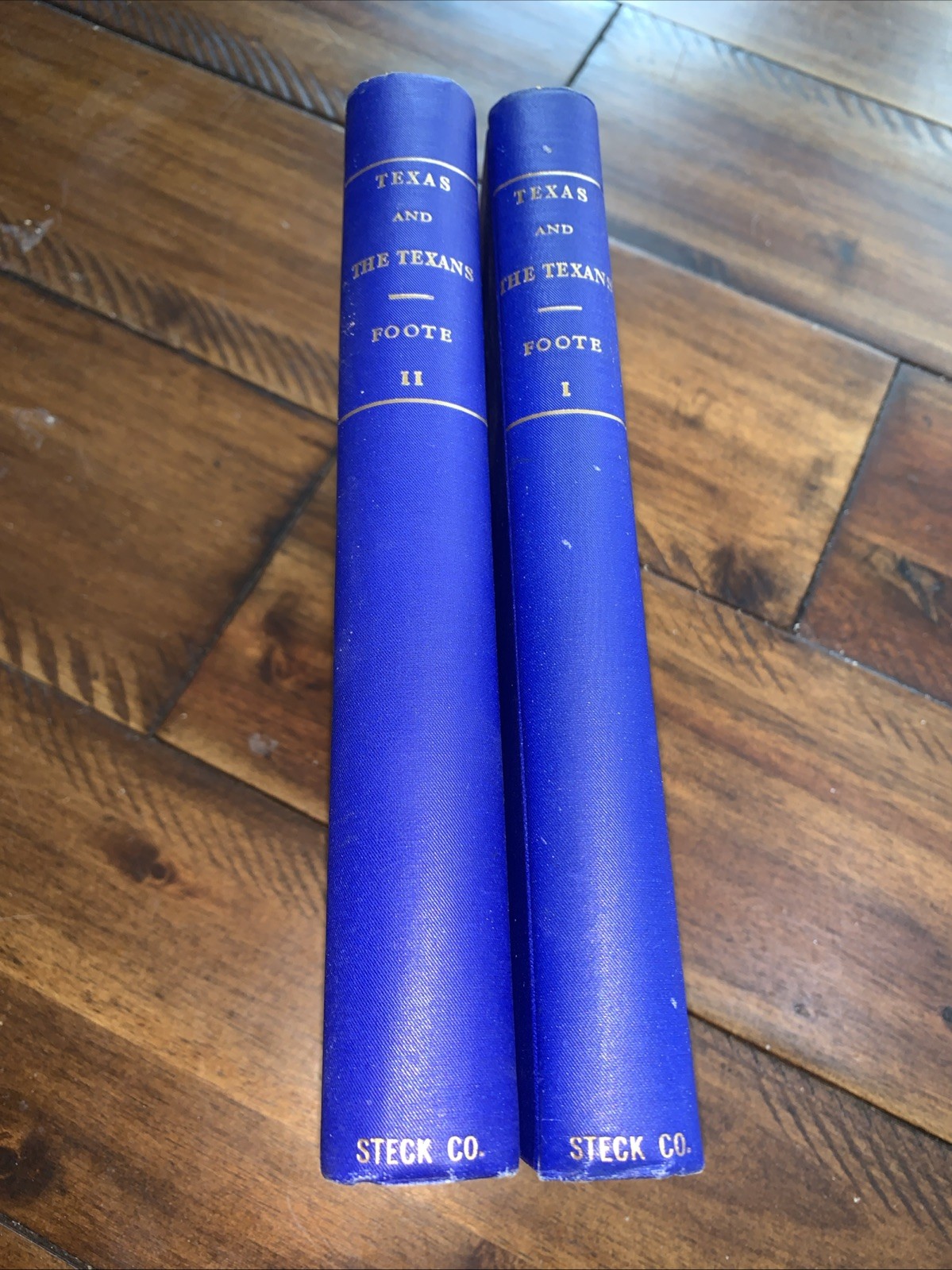 Rare 1935 TEXAS AND THE TEXANS, by HENRY STUART FOOTE, 2 VOL SET, TX