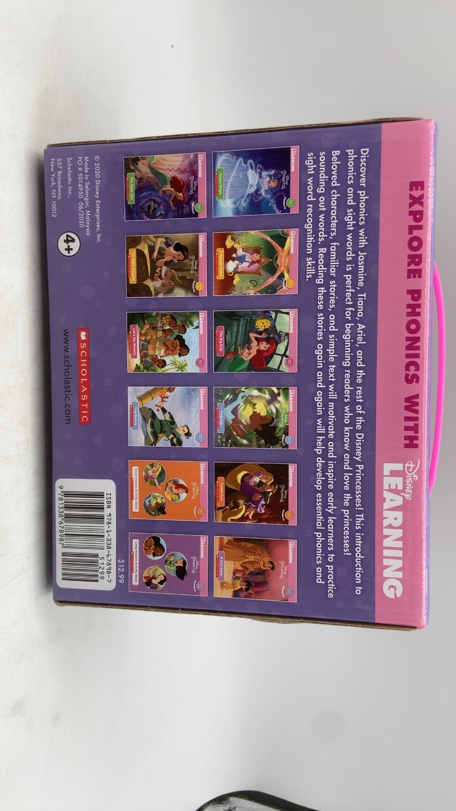 Disney Princess Phonics Reading Program Paperback 2020
