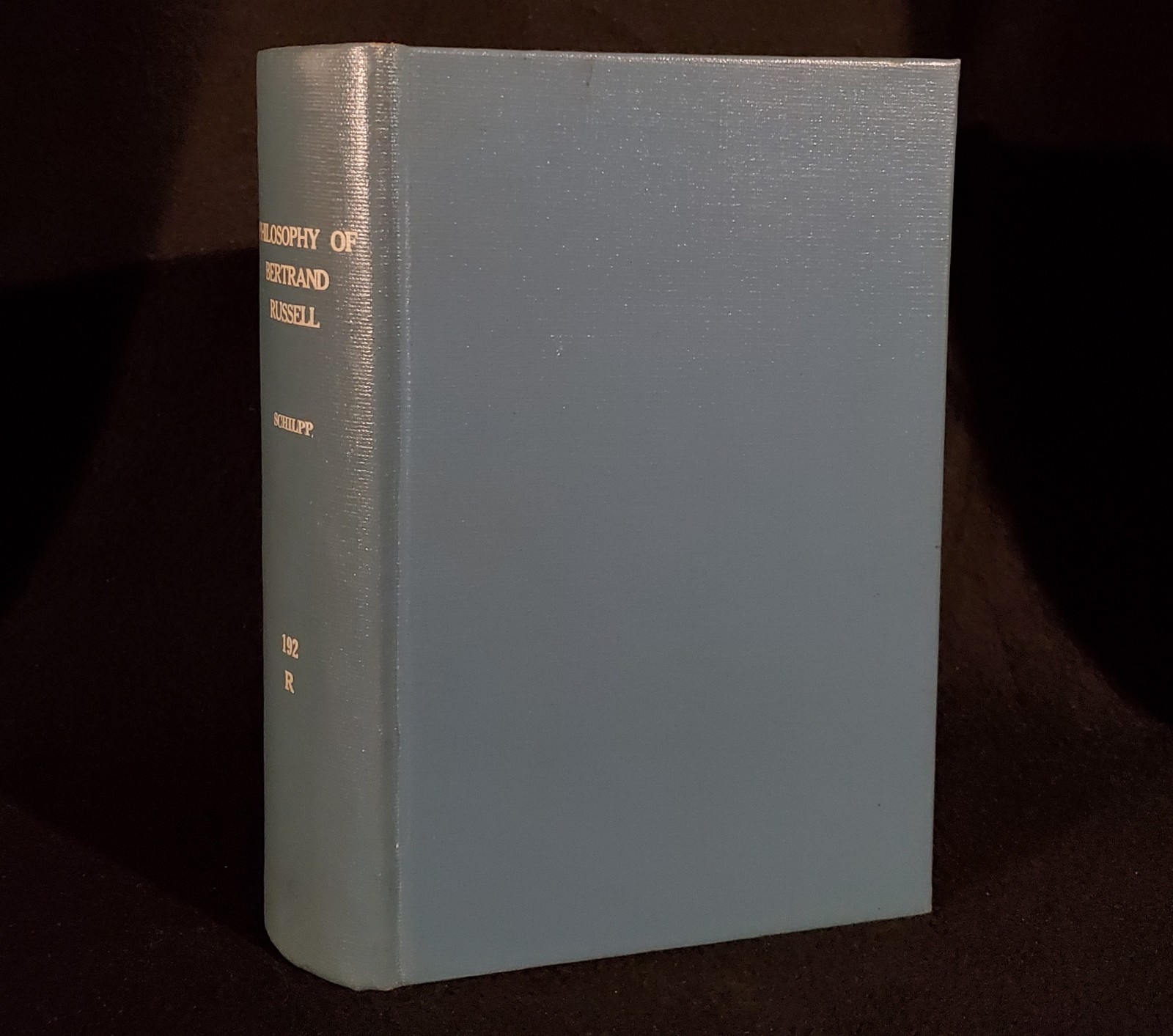THE PHILOSOPHY OF BERTRAND RUSSELL By Paul Arthur Schilpp 1951 Hardcover Book