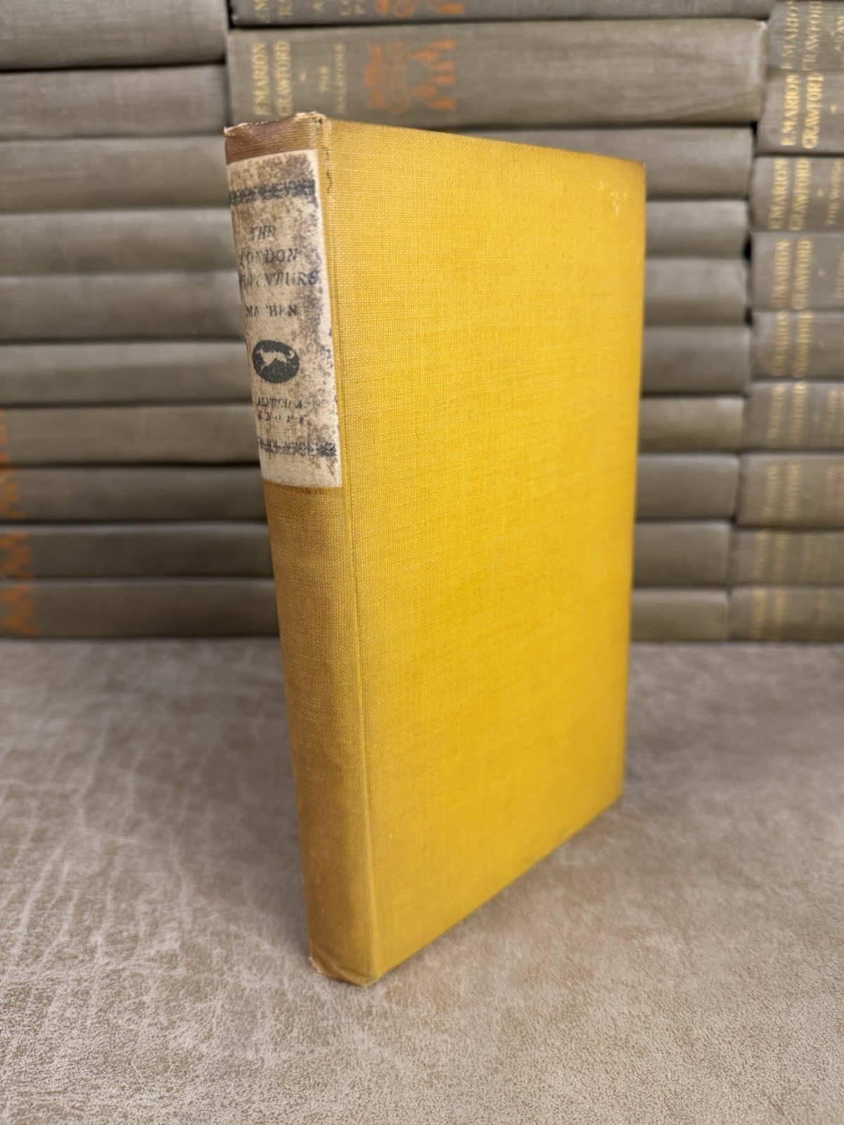 First Edition August 1924 The London Adventure Arthur Machen Published by Knopf
