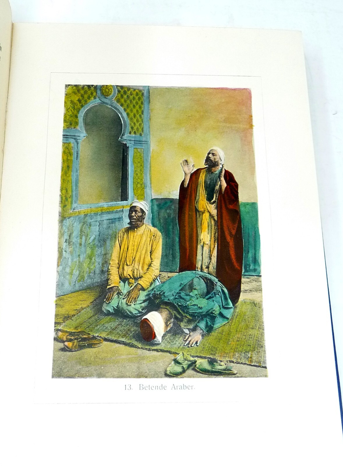 1905 Egypt History Travel Hand Colored Illustrations Cairo Luxor Aswan in German