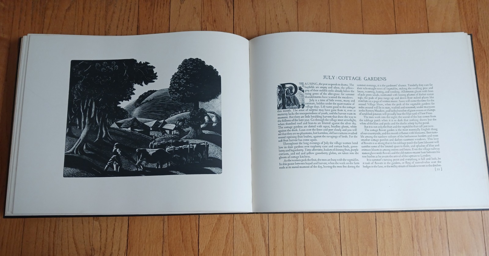 The Farmer’s Year Calendar of English Husbandry Clare Leighton First Edition