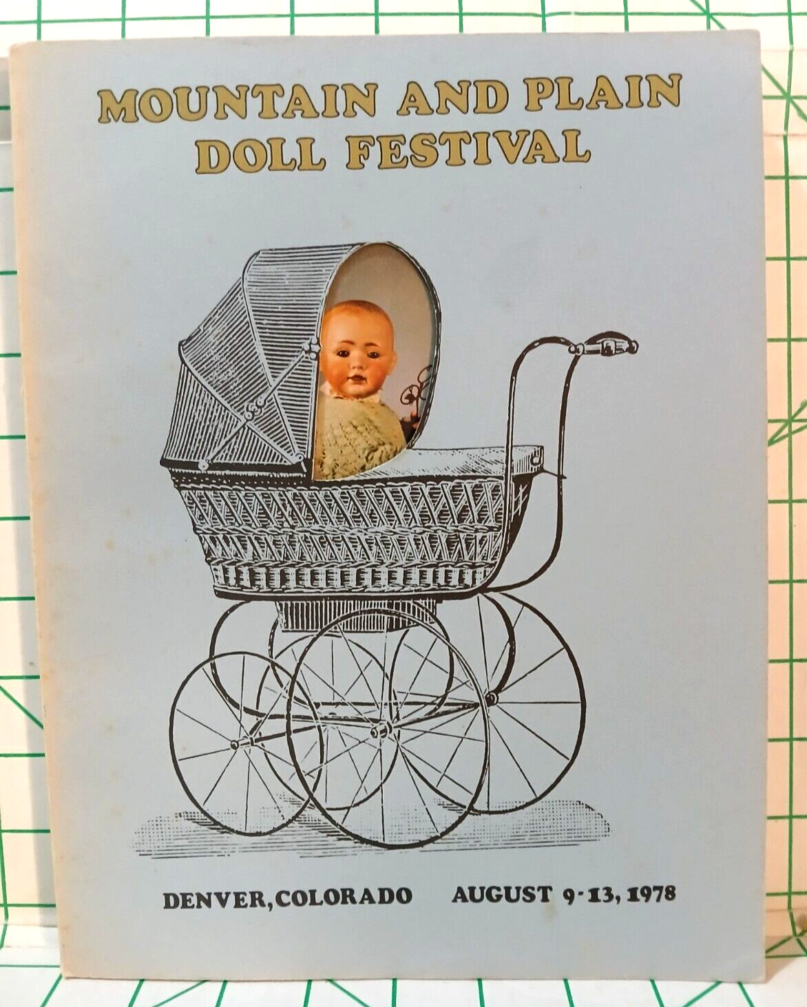 8.5″X 11″ PB BOOK UFDC MOUNTAIN AND PLAIN DOLL FESTIVAL DENVER 1978