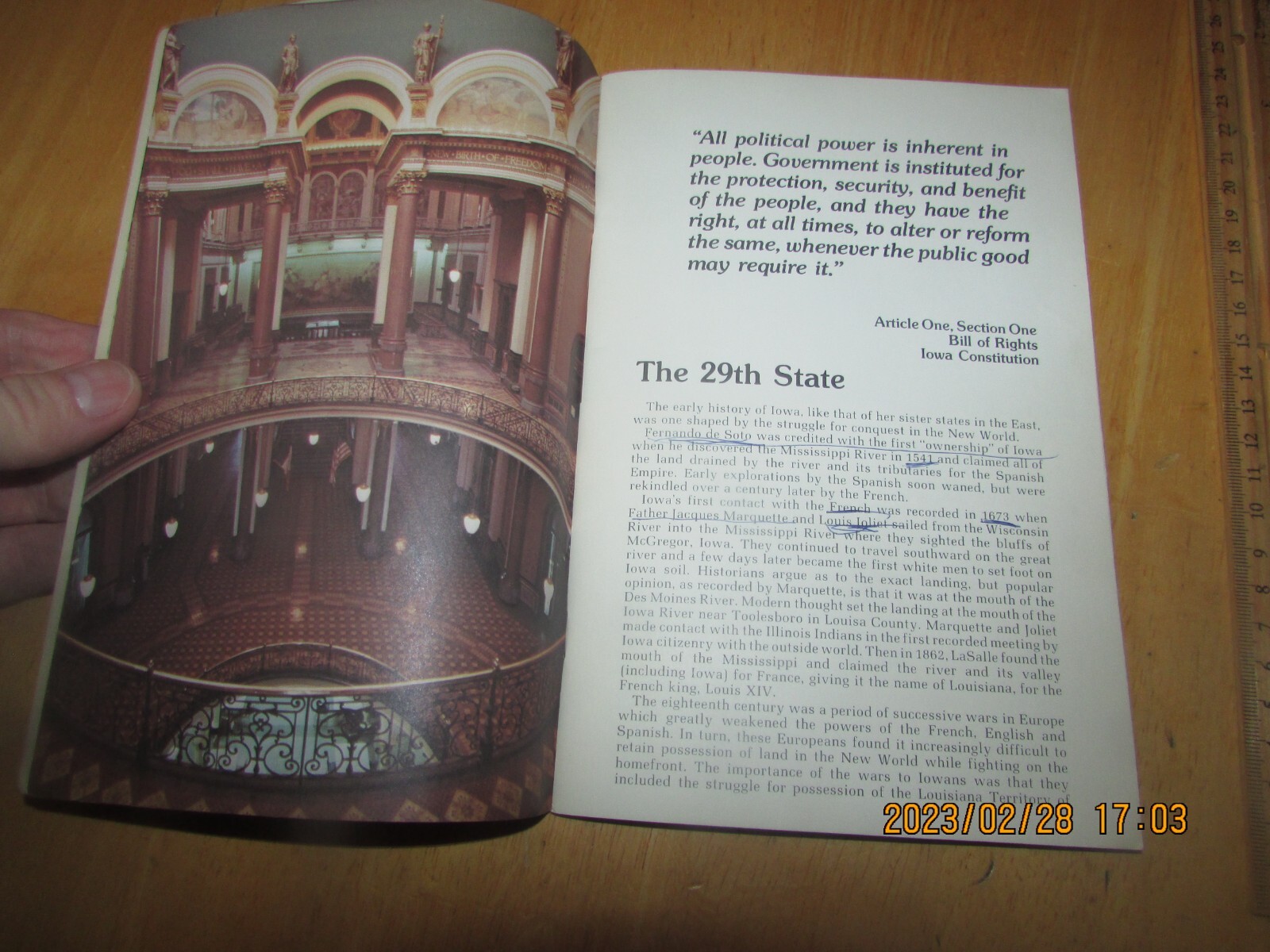 Under The Golden Dome The Story of Iowa’s State Capital and What Goes On Inside