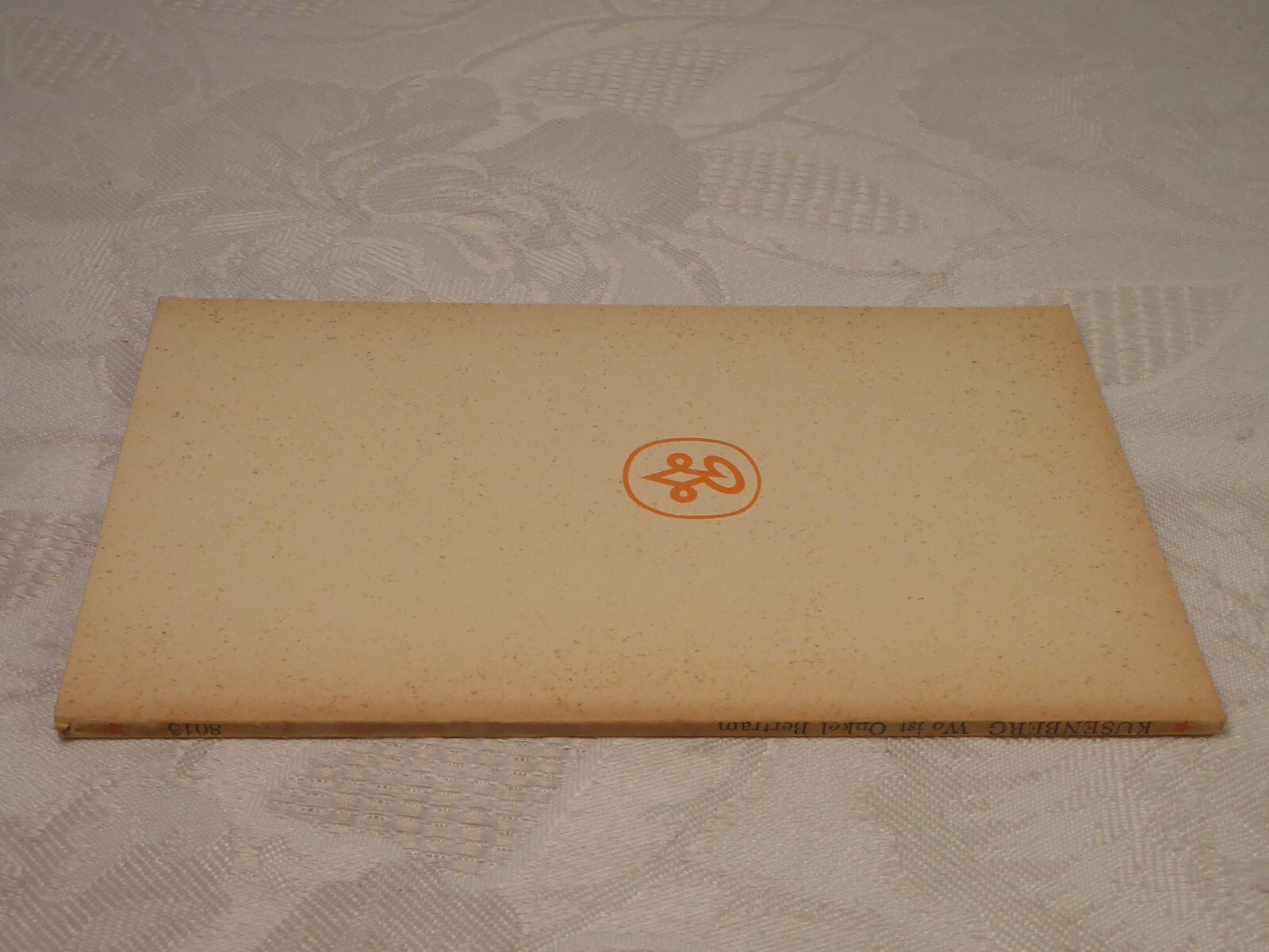 Where is Uncle Bertram Kurt Kusenberg Philipp Reclam Stuttgart 1956 No. 8013