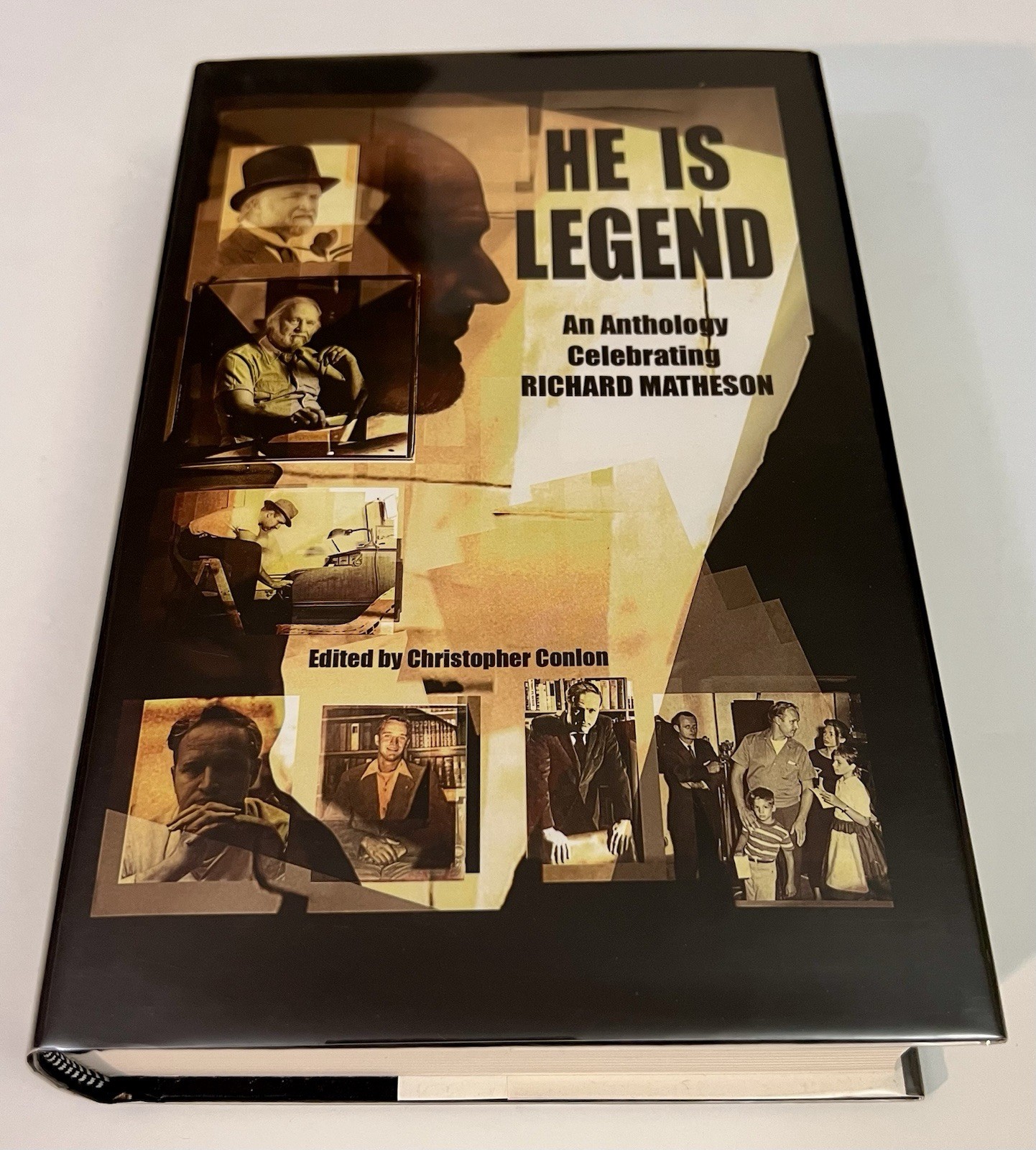 SIGNED x5 RICHARD MATHESON Joe Hill Whitley Strieber HE IS LEGEND Anthology 1/1