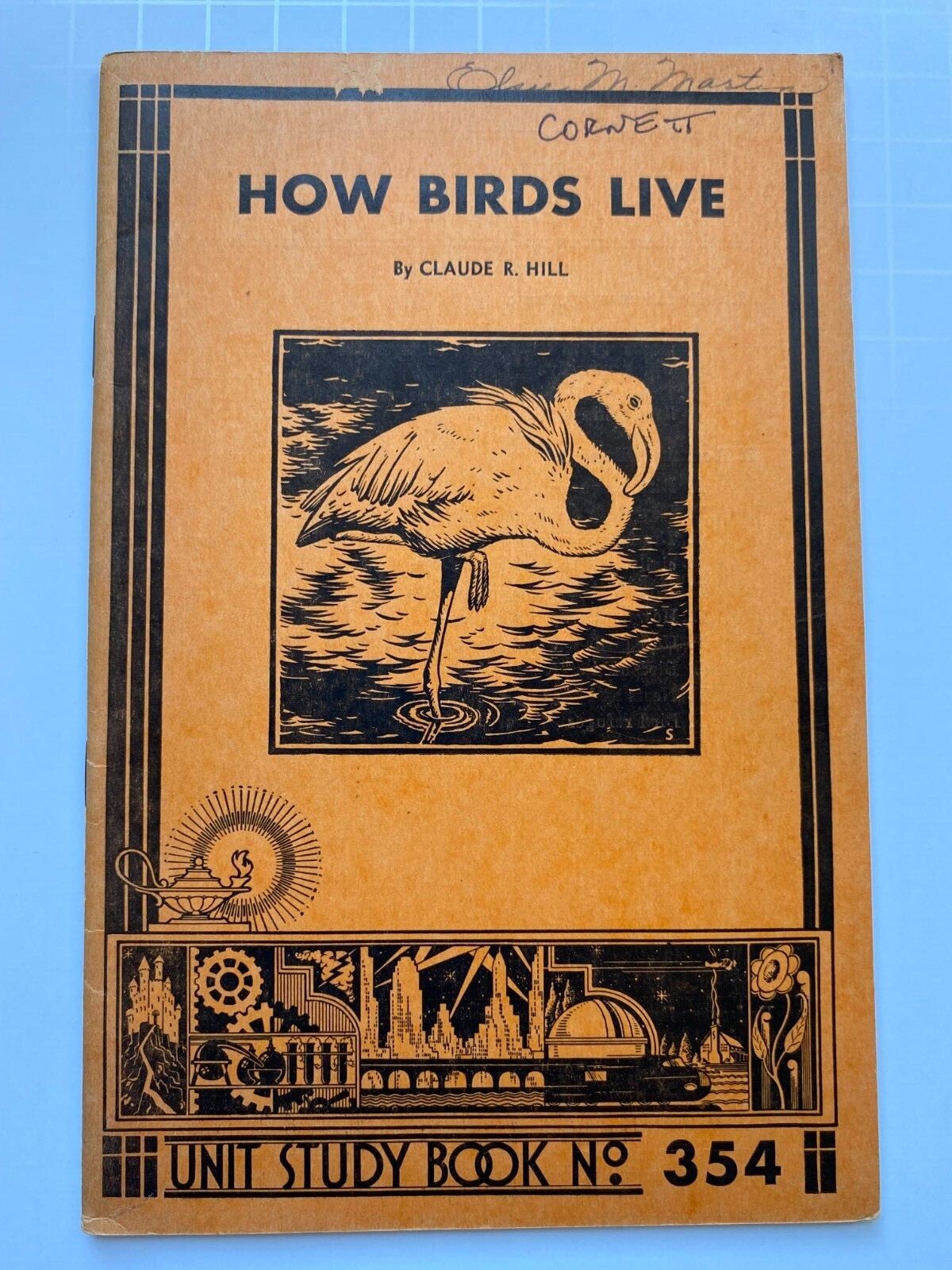 Vtg Unit Study Book No 354 How Birds Live The Educational Printing House 1935
