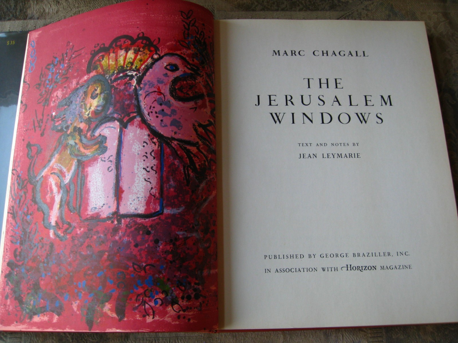 Jean Leymarie – Marc Chagall: The Jerusalem Windows – 1962 Printed in France