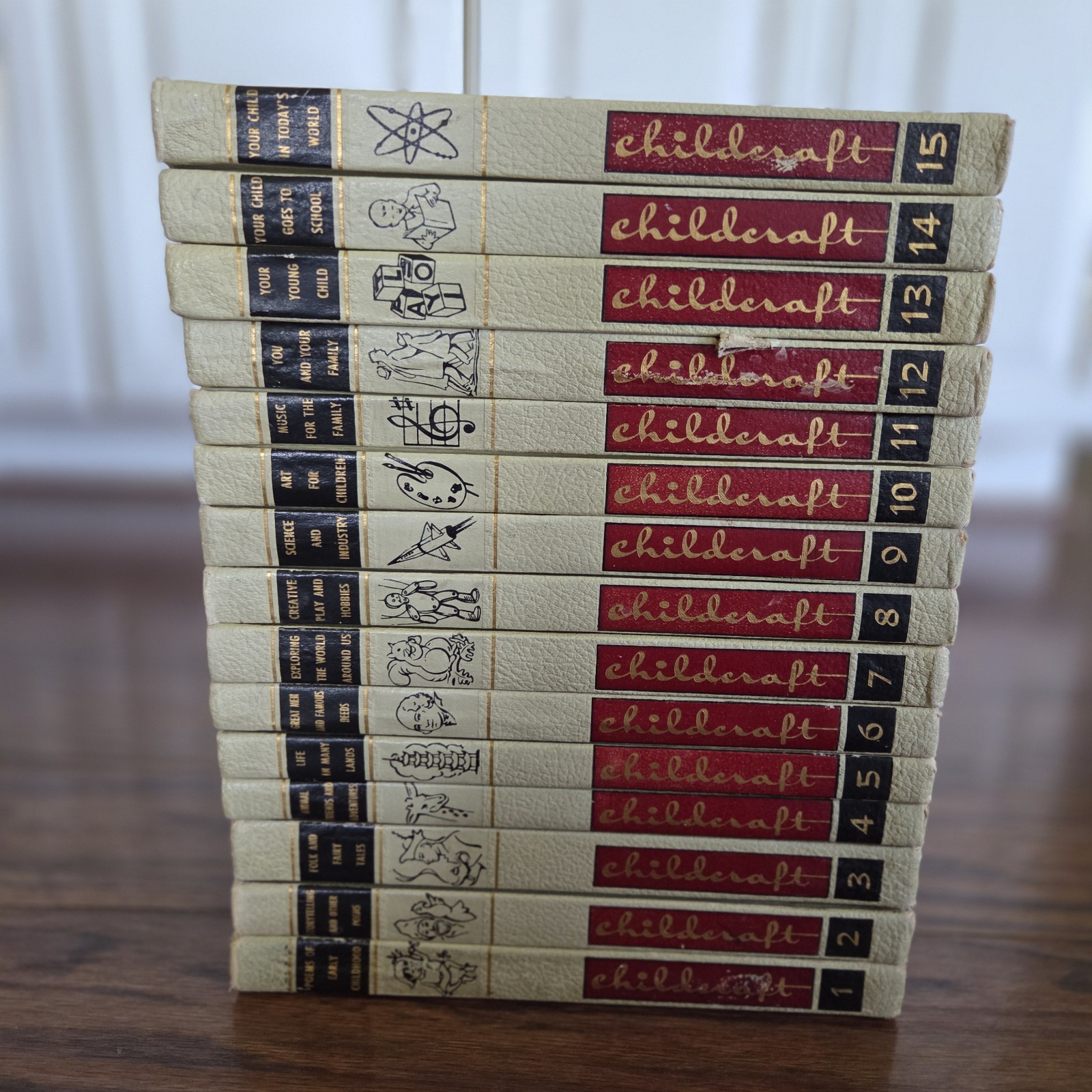 15 Volume Childcraft Book Set 1961 Complete Set Resource Learning Library