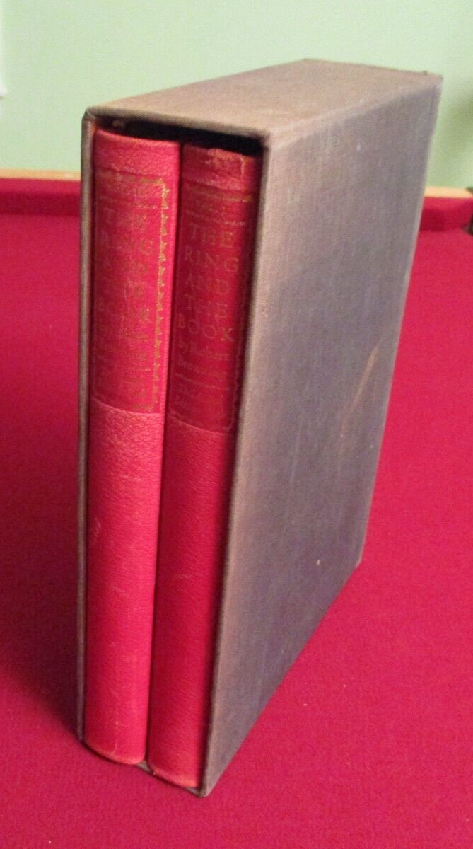 The Ring and the Book by Robert Browning ~ Two-Volume The Limited Editions Club
