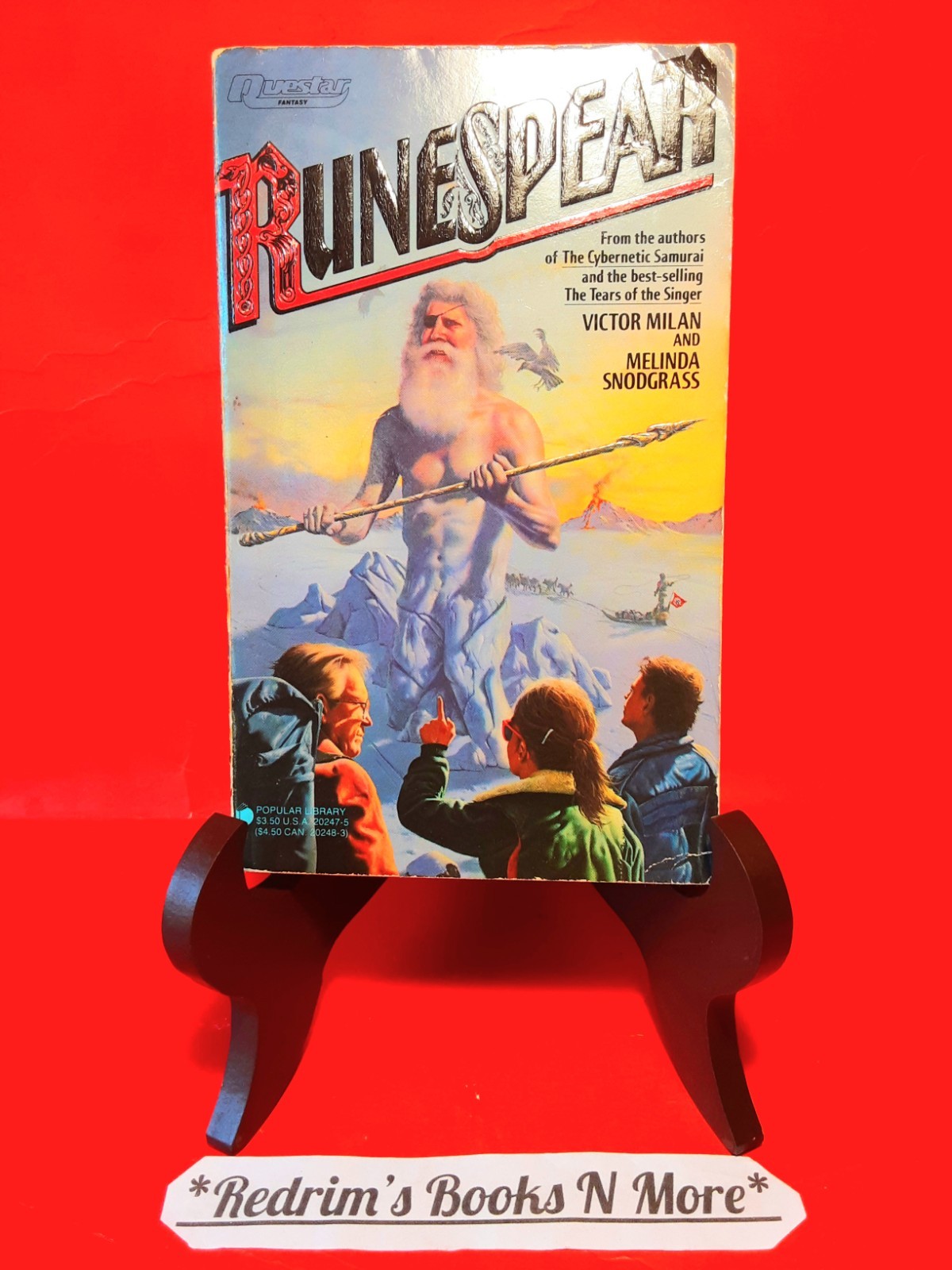 Runespear Victor Milan/Melinda Snodgrass Paperback 1987 Science Fiction VG