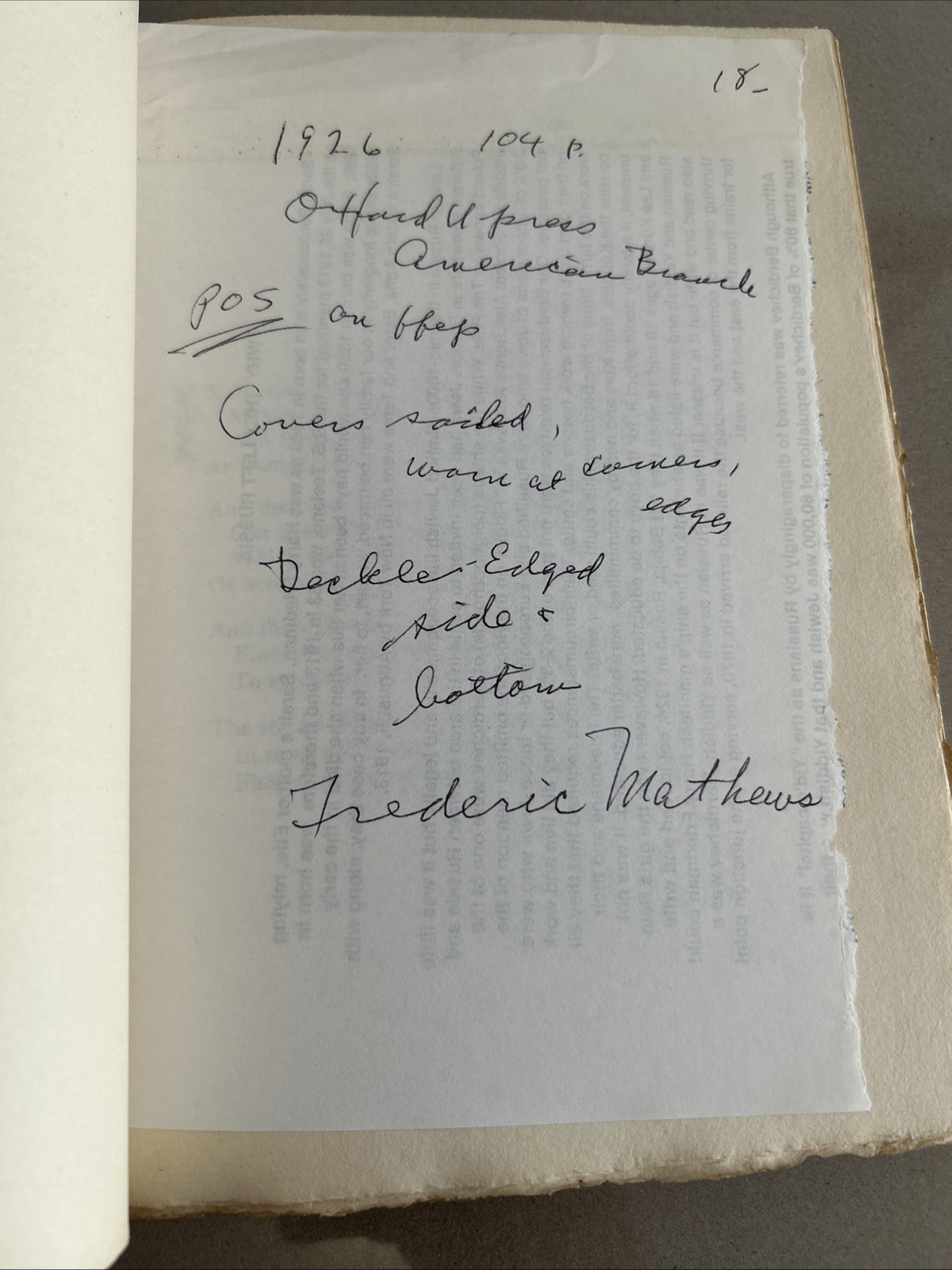 SIGNED Joseph Heller 1926 1st Ed Sonnets of Greece and Italy Mathews Oxford UP