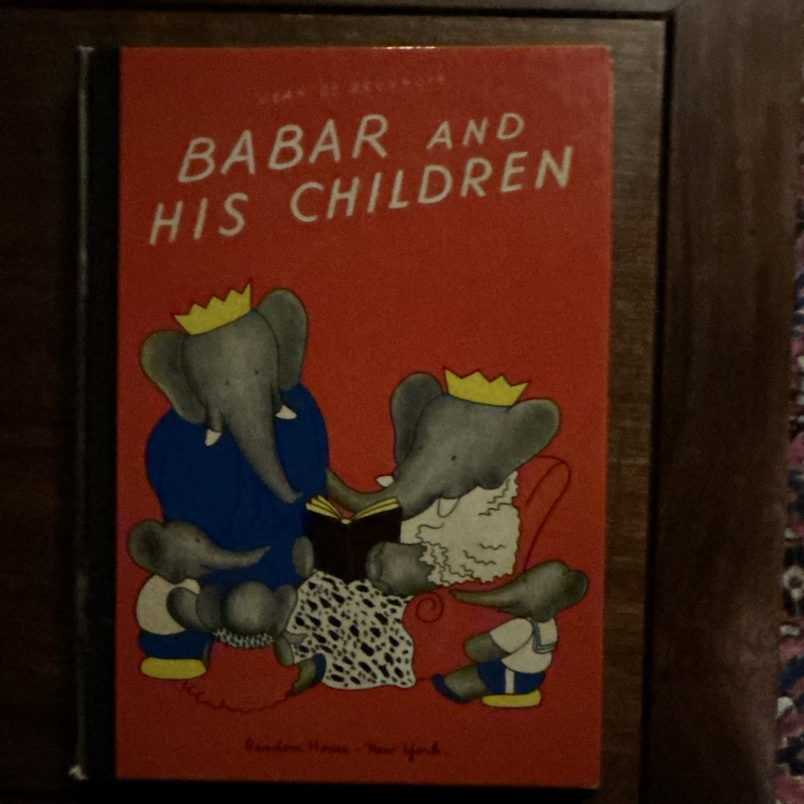 Jean de Brunhoff Babar and His Children Hardcover Illustrated Random House 1938