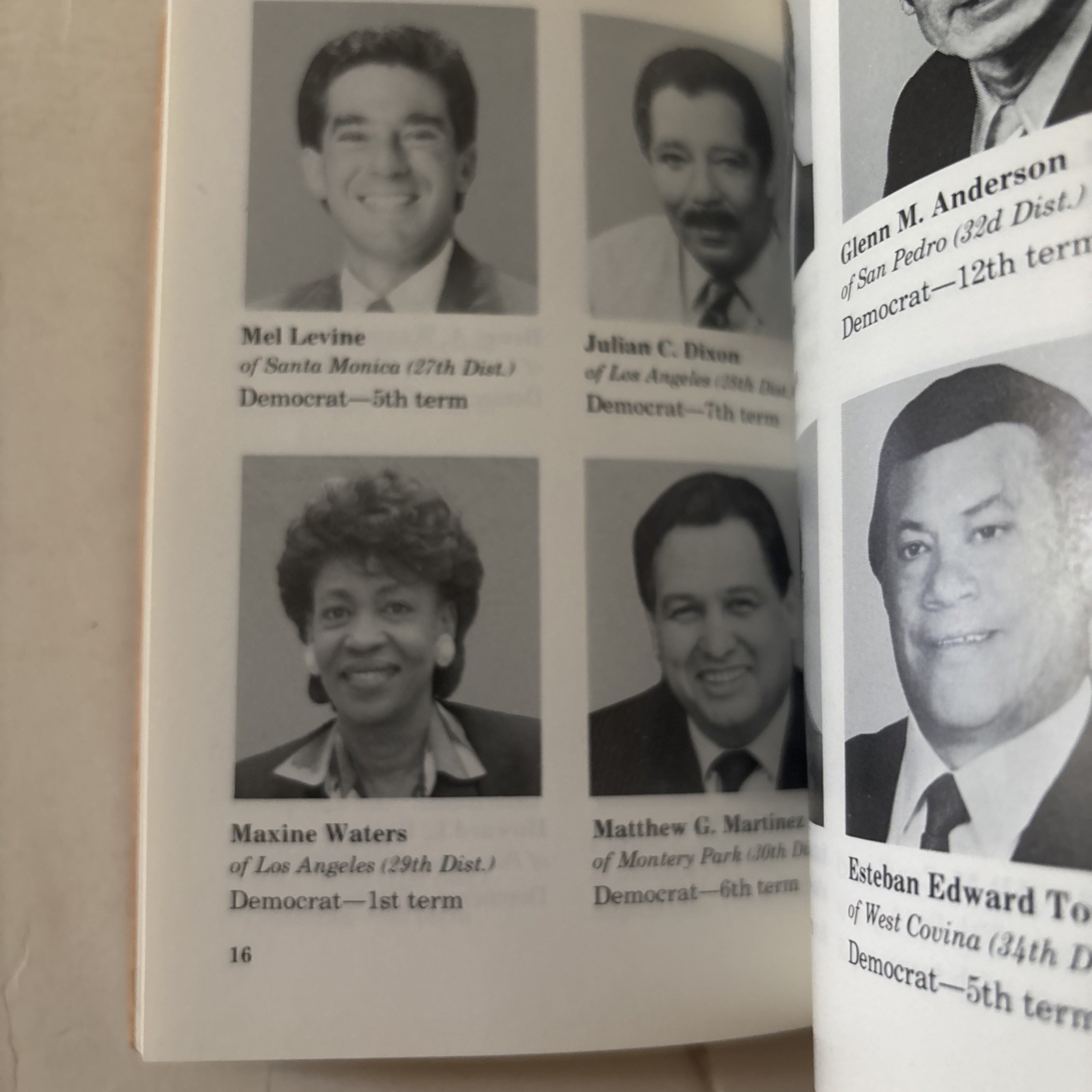 Congressional Pictorial Directory 102nd Congress January 1991 Biden McConnell