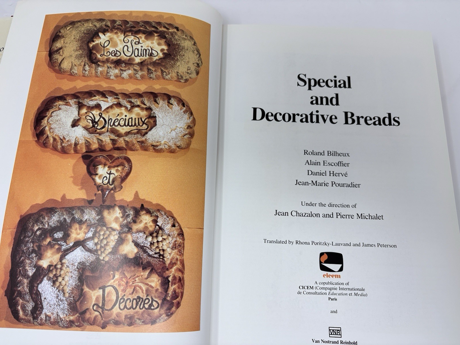 „Special and Decorative Breads“ Bilheux & Escoffier et al. (1989) Baking HCDJ