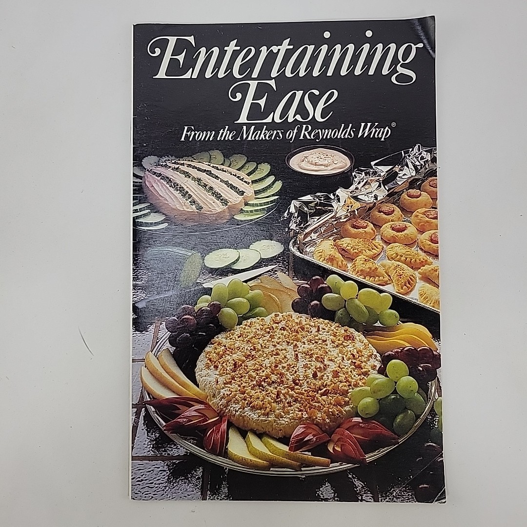 Vintage 1982 Reynolds Entertaining Ease Cookbook Hosting Recipes Booklet USA